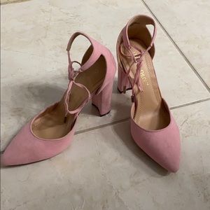 Chase + Chloe Barbie pink high heels